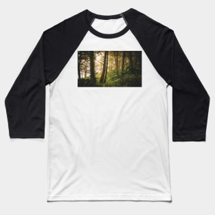 Deep in the woods during sunset Baseball T-Shirt